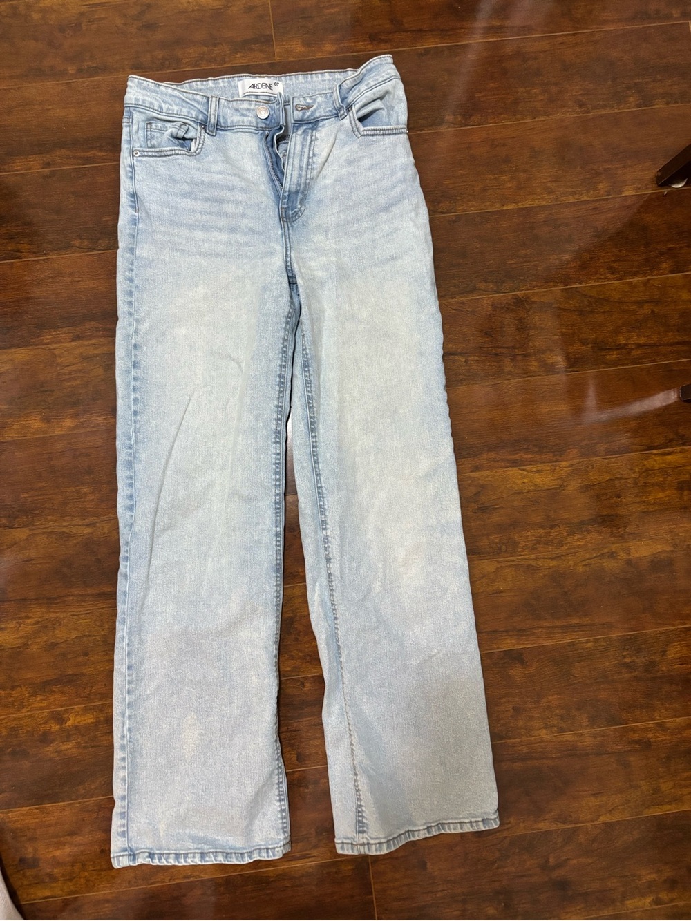 Ardene Light Wash Wide Leg Jeans